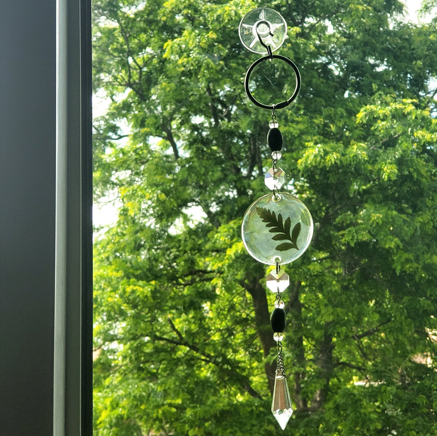 Light & Leaves Suncatcher