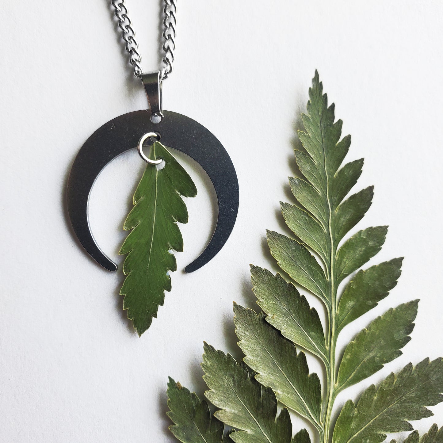 Moonlit Fern Necklace