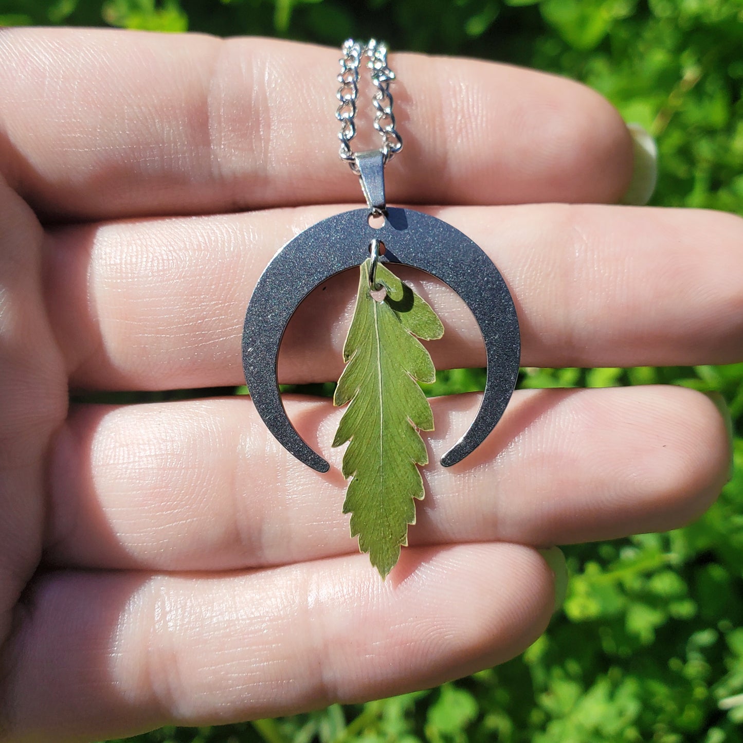 Moonlit Fern Necklace