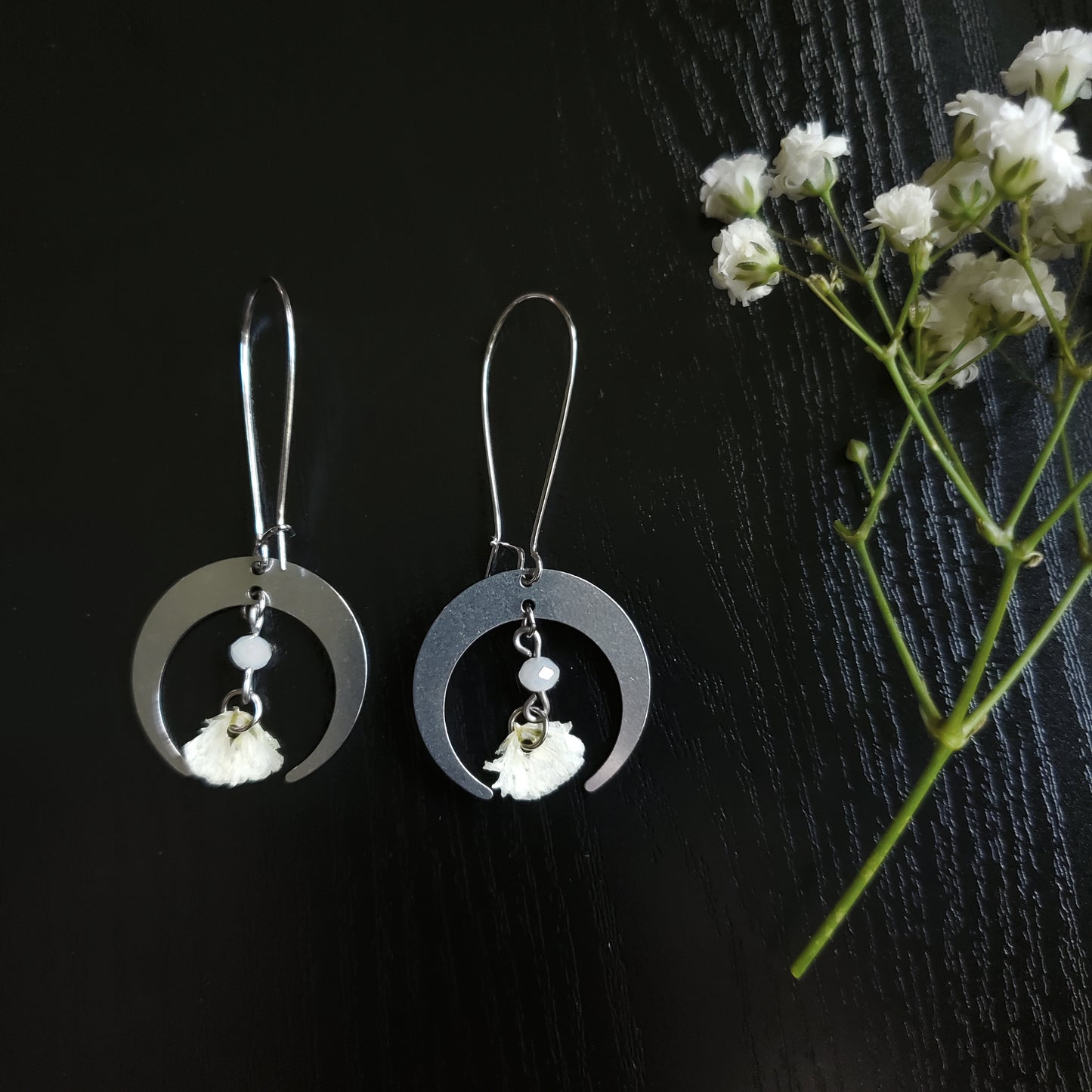 Moonlit Blossom Earrings