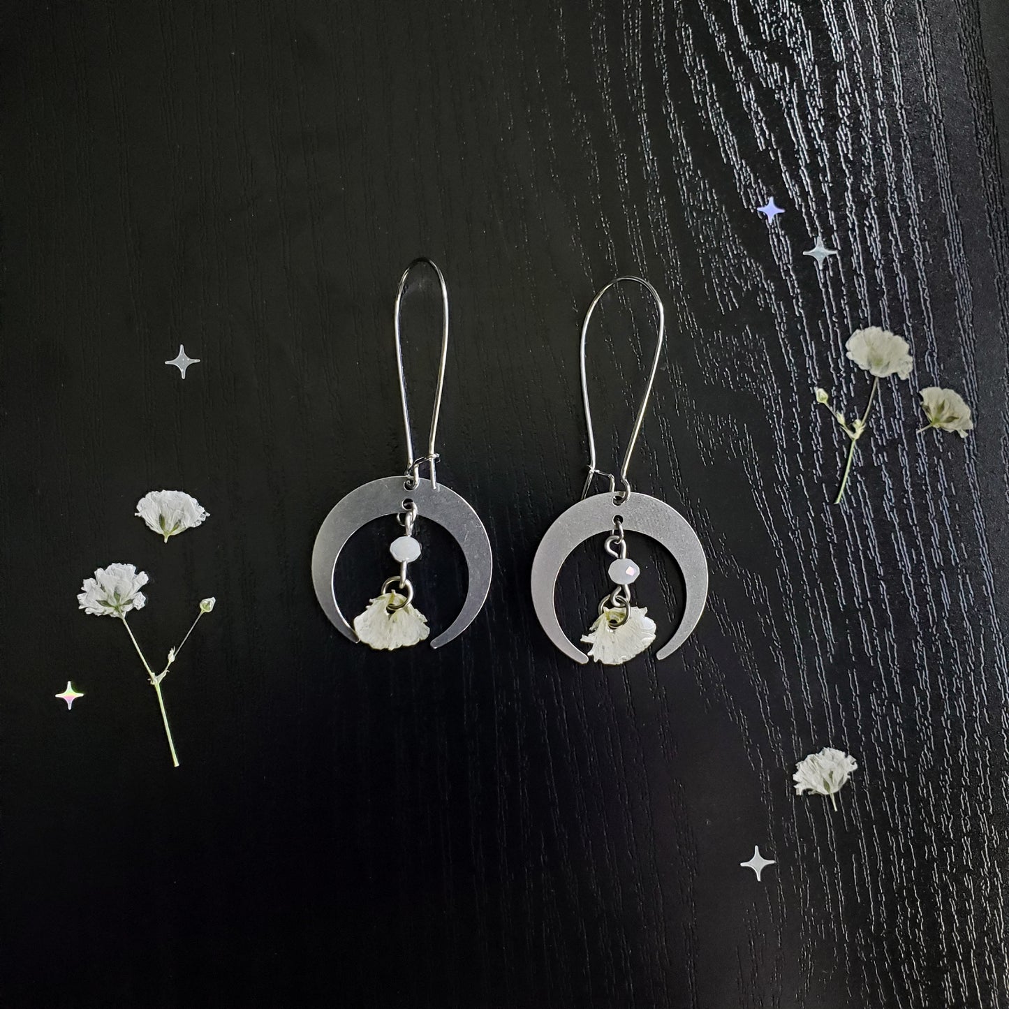 Moonlit Blossom Earrings