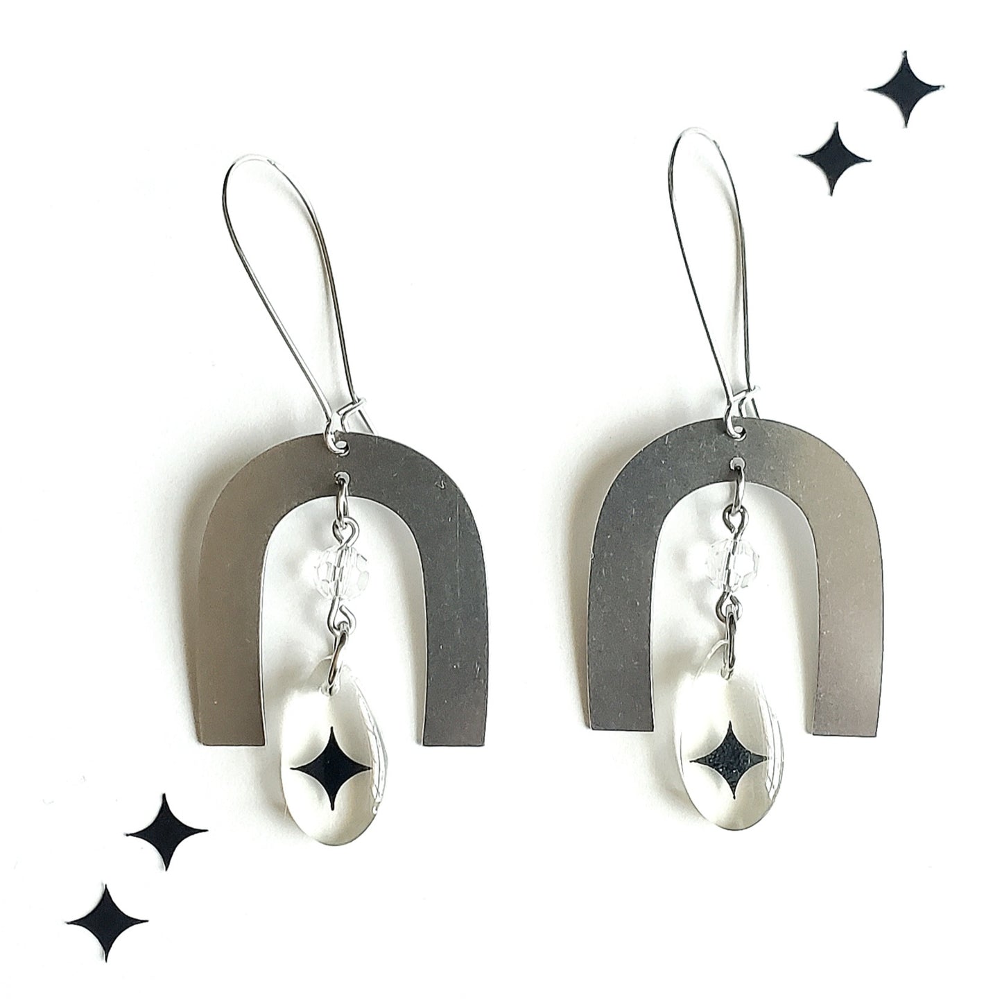 Sparkle Arches Earrings