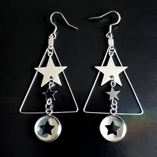 Starstruck Hematite Earrings