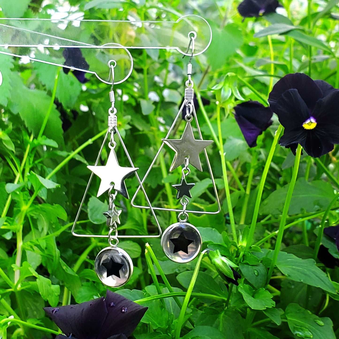 Starstruck Hematite Earrings