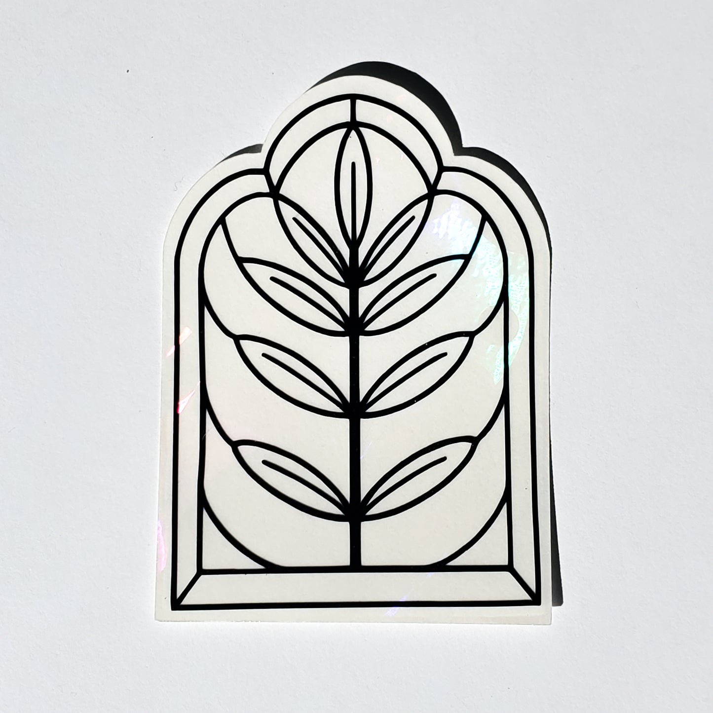 Leaflet Suncatcher Window Cling