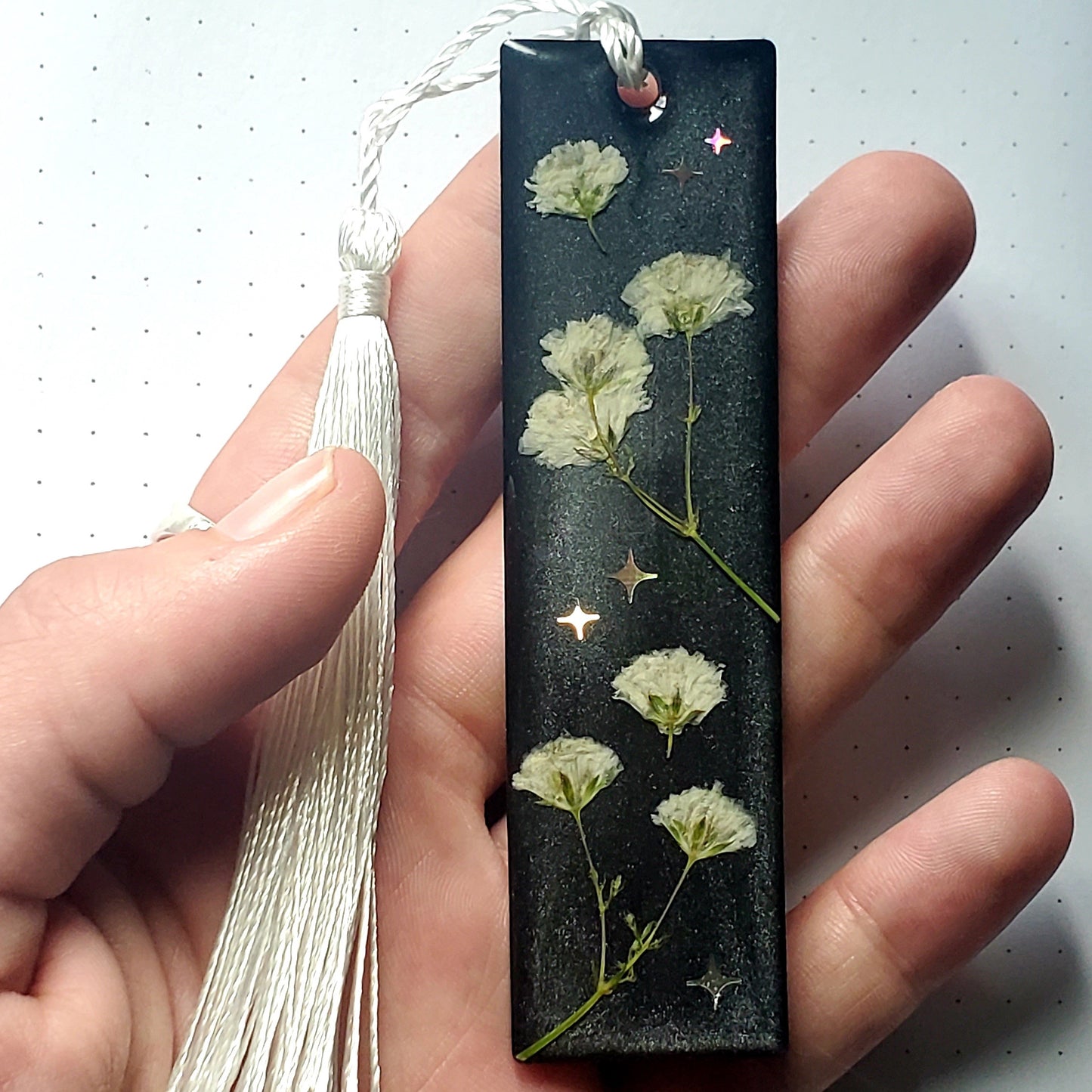 Starlit Blossom Bookmark