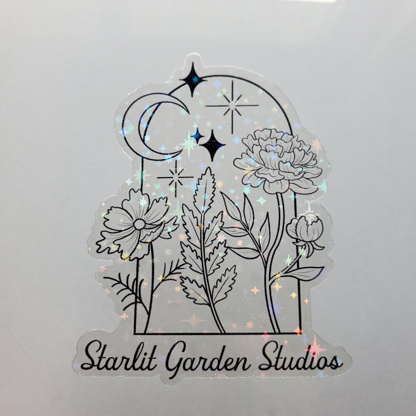 Starlit Garden Studios Arch Logo Sticker