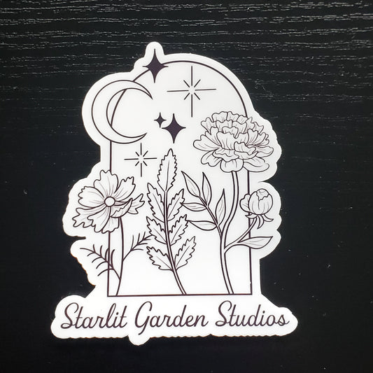 Starlit Garden Studios Arch Logo Sticker