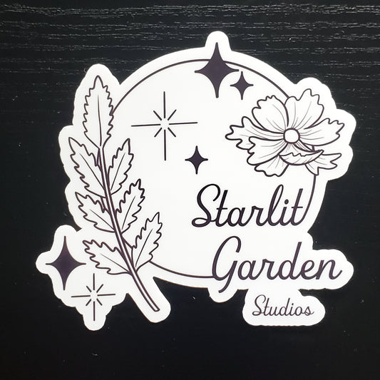 Starlit Garden Studios Circular Logo Sticker