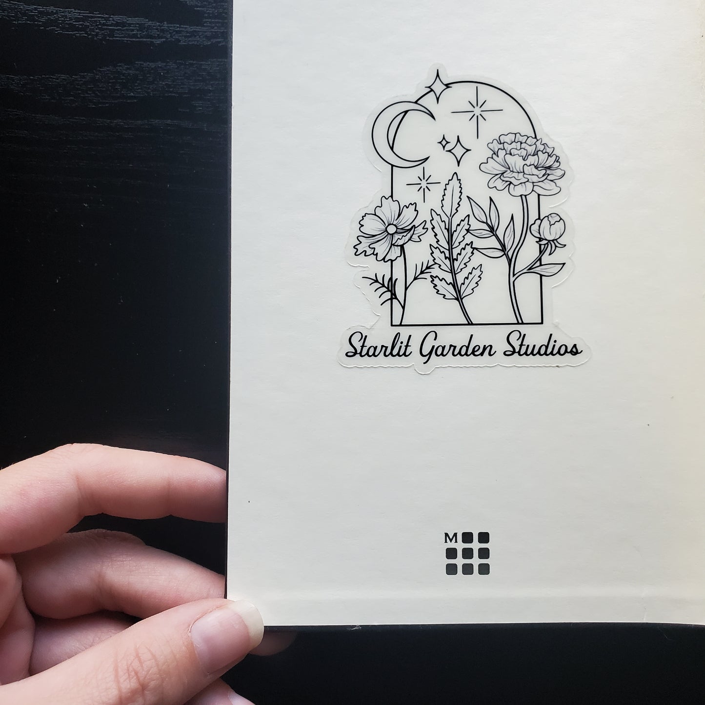 Starlit Garden Studios Arch Logo Sticker