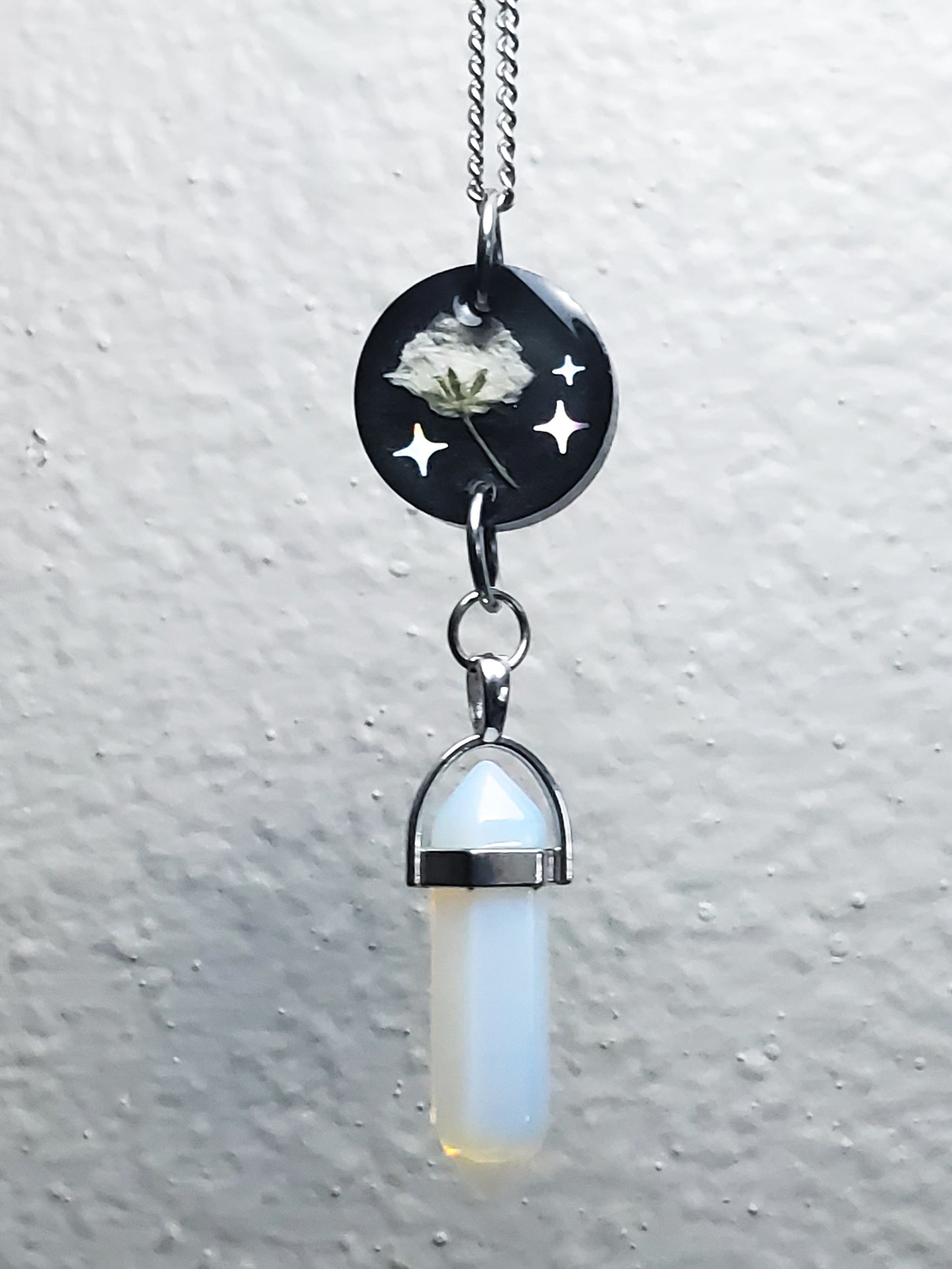 Starlit Blossom & Opalite Necklace