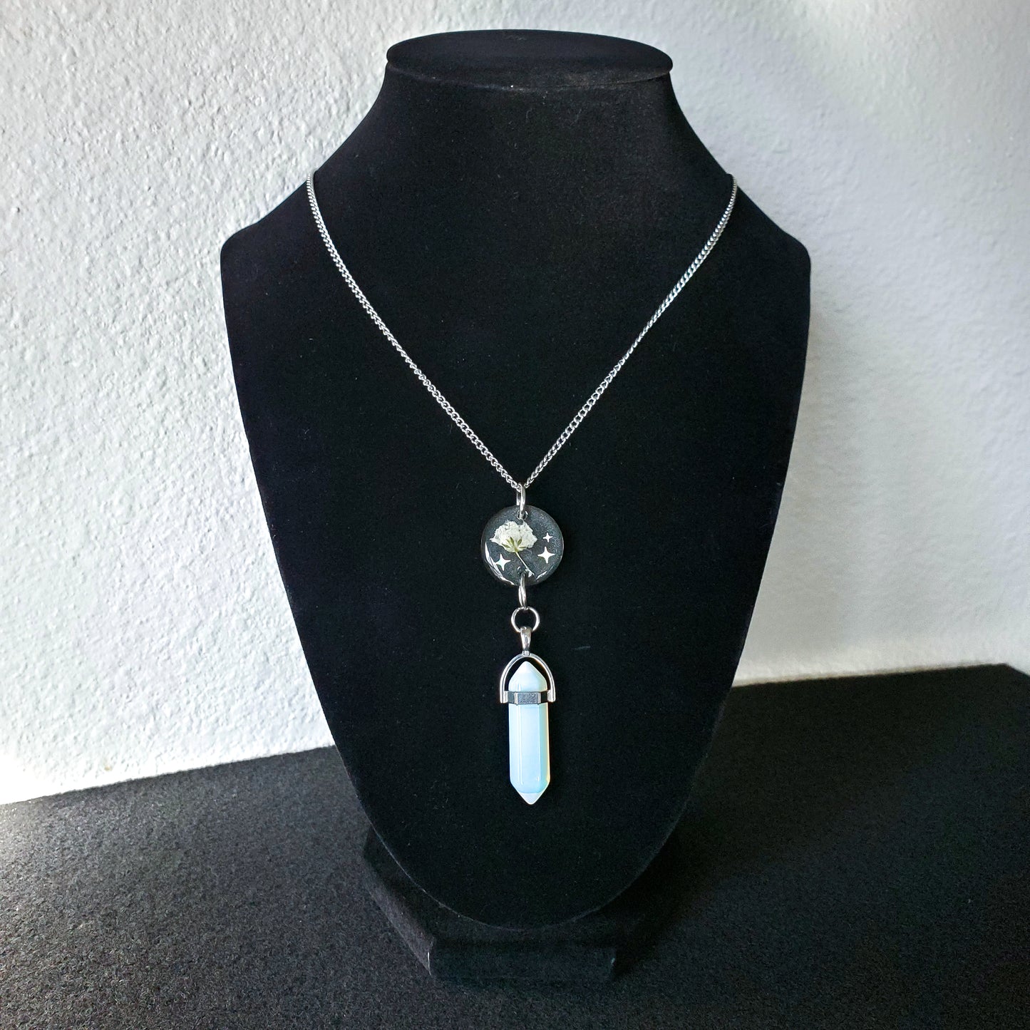 Starlit Blossom & Opalite Necklace