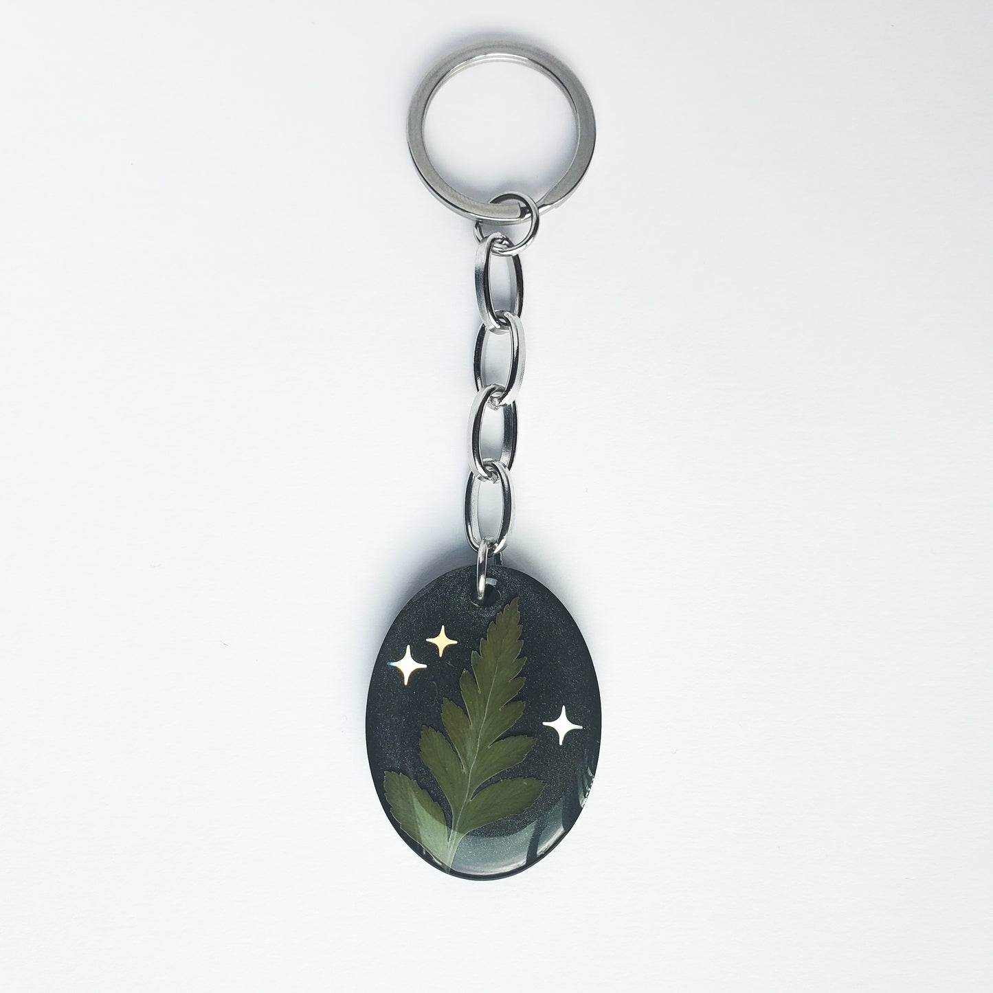 Starlit Fern Keychain