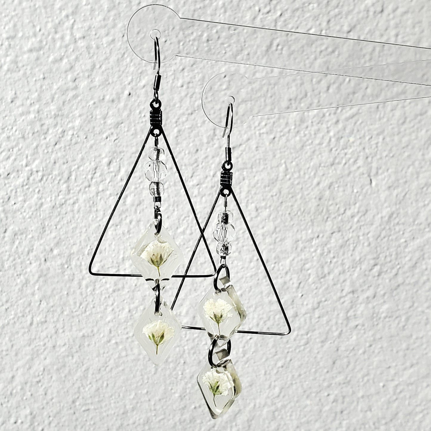 Double Blossom Jewel Earrings