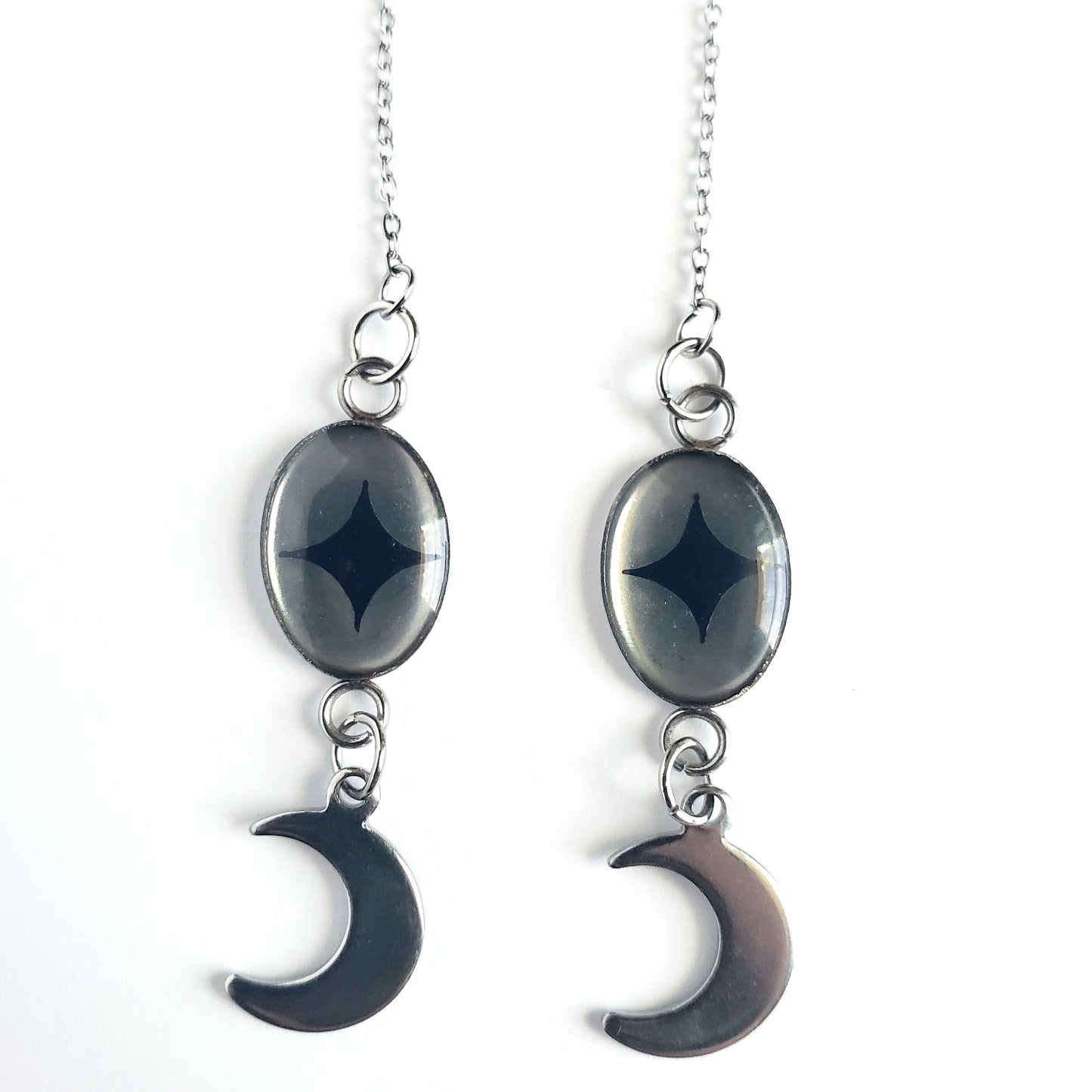 My Moon & Stars Threader Earrings