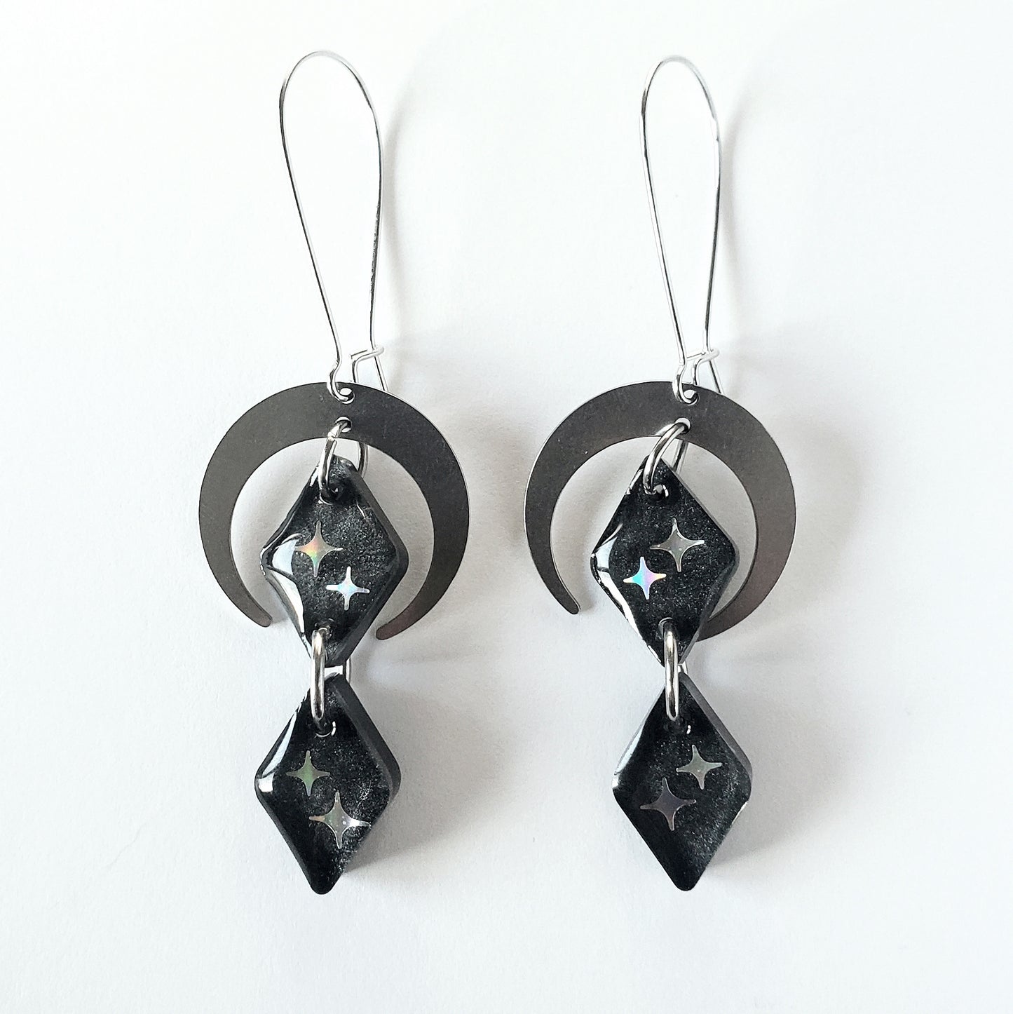 Moonlit Meteor Shower Earrings